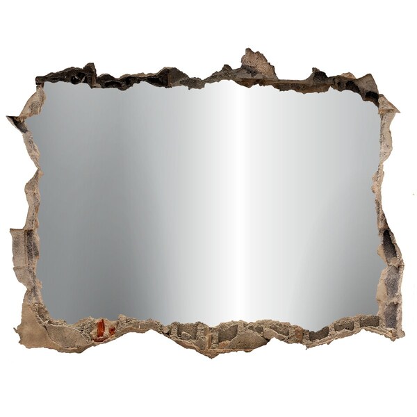 Sticker mural effet trou Mur de miroir brisé