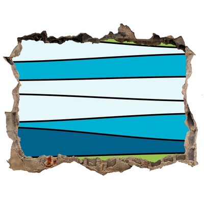 Sticker mural effet trou Intérieur abstrait du mur