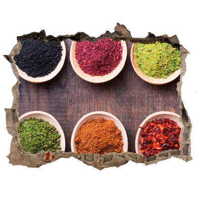 Autocollant à effet 3d trou paradis des épices