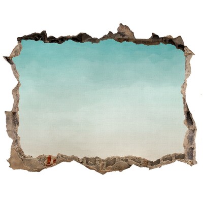 Sticker trou dans le mur Le ciel au-dessus de la mer