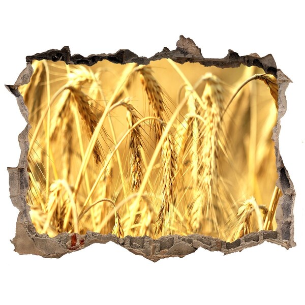 Sticker mural effet trou Des grains dorés au soleil