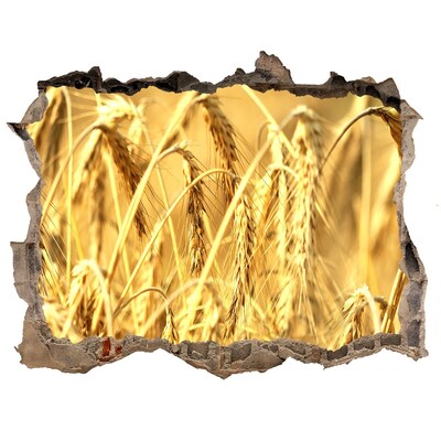 Sticker mural effet trou Des grains dorés au soleil