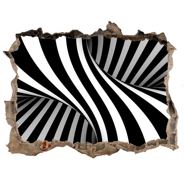 Sticker mural effet trou Illusion d'optique dans le mur