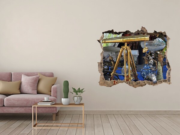 Sticker mural effet trou Antiquités dans une boutique mystérieuse
