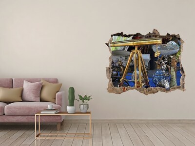 Sticker mural effet trou Antiquités dans une boutique mystérieuse