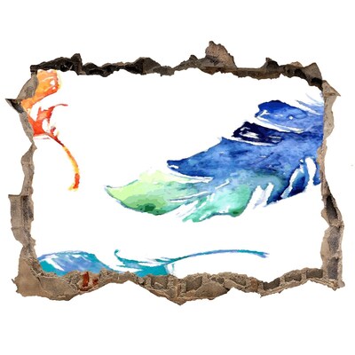 Autocollant à effet 3d trou Océan tropical