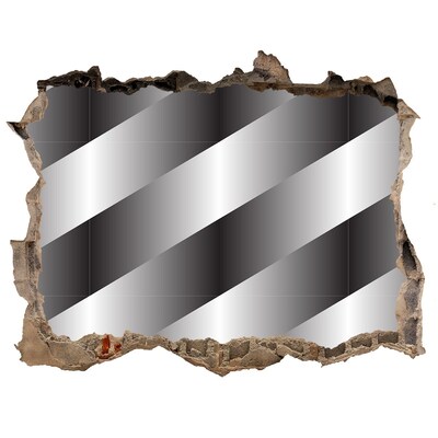 Autocollant à effet 3d trou Illusion du mur brisé