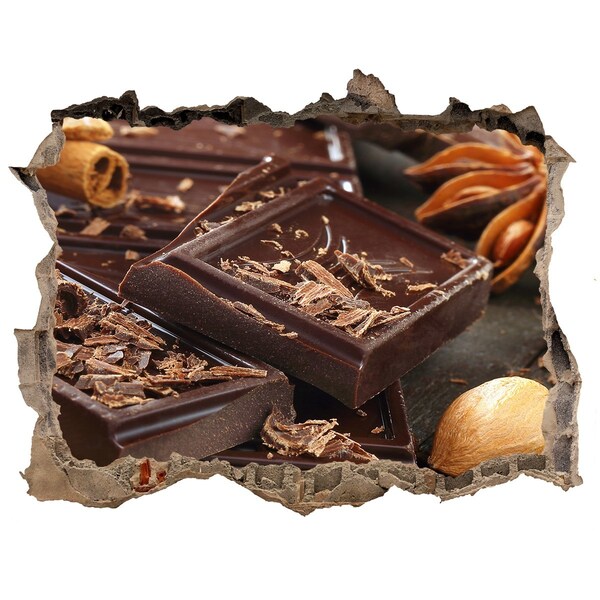 Autocollant à effet 3d trou Délice au chocolat