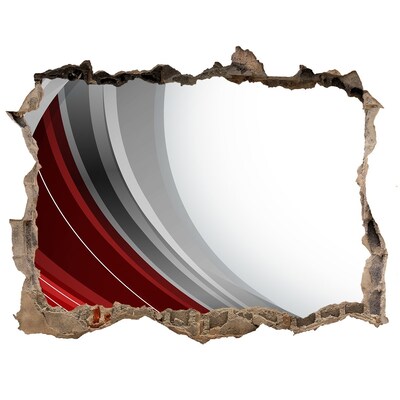 Sticker trou dans le mur Un mur endommagé avec un effet de profondeur