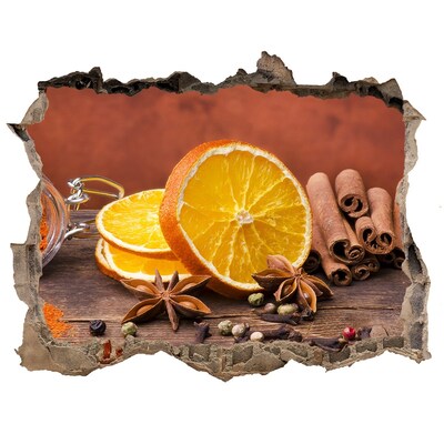 Autocollant à effet 3d trou Arômes de cuisine