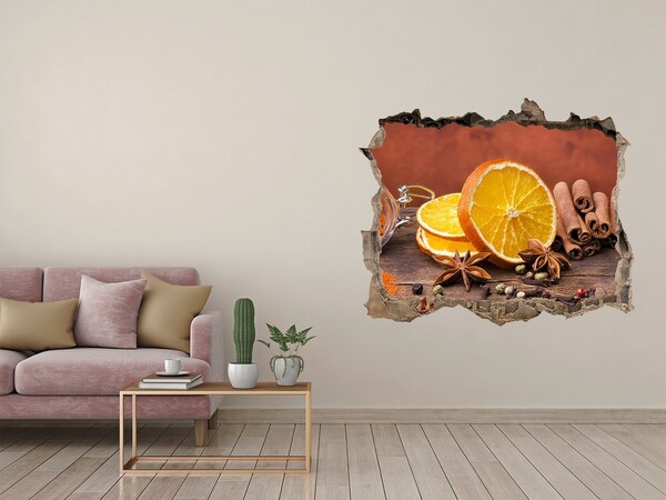 Autocollant à effet 3d trou Arômes de cuisine