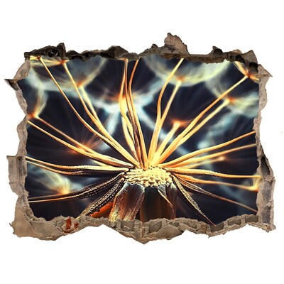 Autocollant mural trou Fleur du feu