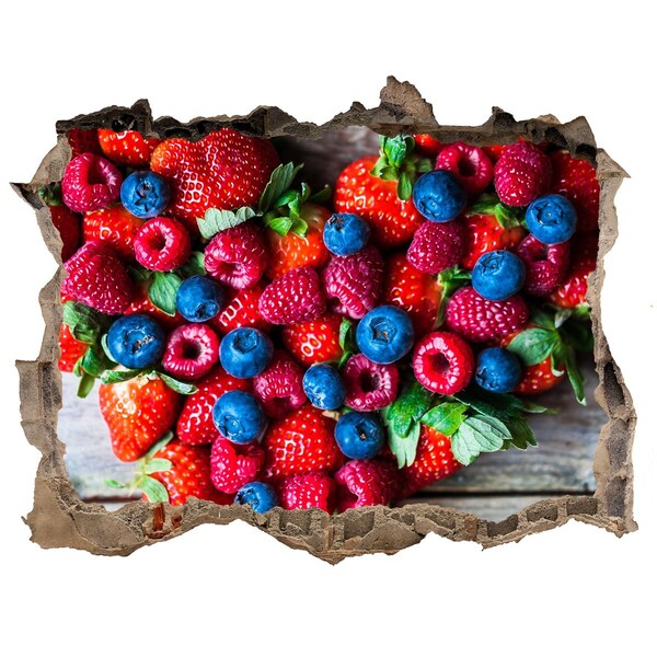 Autocollant à effet 3d trou Paradis des fruits