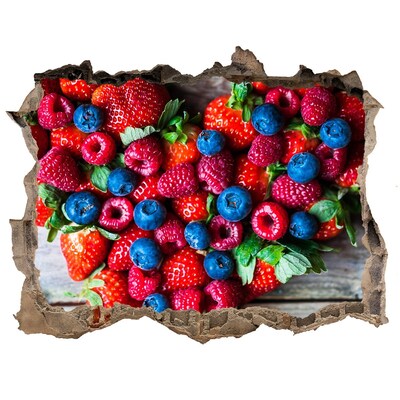 Autocollant à effet 3d trou Paradis des fruits