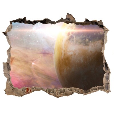 Autocollant mural trou Aventure spatiale