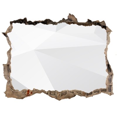 Sticker trou dans le mur Mur brisé avec reflet de lumière