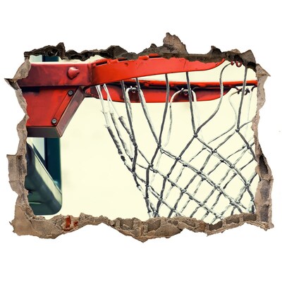 Sticker trou dans le mur Basket-ball pierre