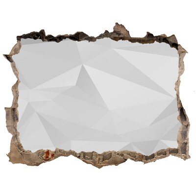 Autocollant à effet 3d trou Mur brisé avec reflet