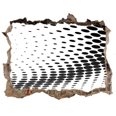 Sticker mural effet trou Espace virtuel dans le trou