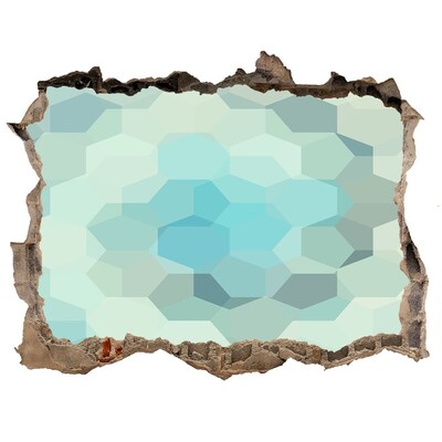 Sticker trou dans le mur Reflets de l'eau dans le béton