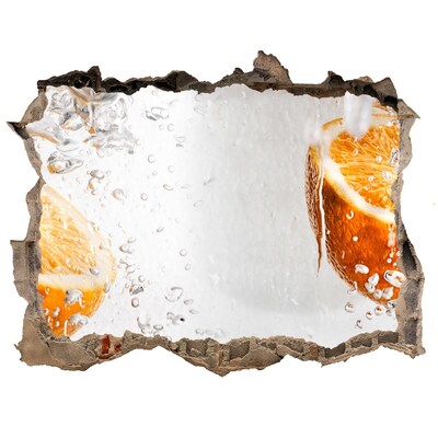 Sticker trou dans le mur Un spectacle d'agrumes rafraîchissant