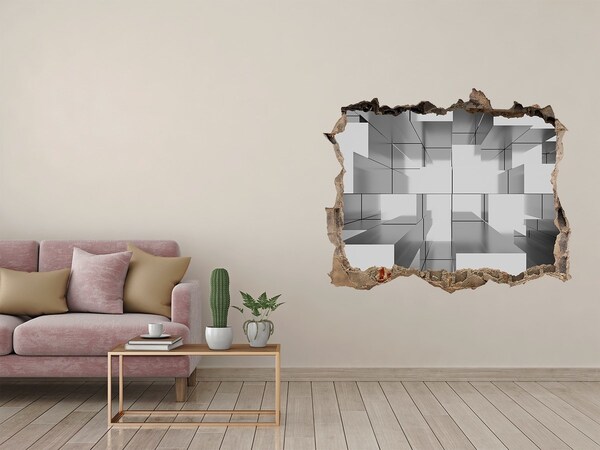 Autocollant mural trou Espace dans le béton