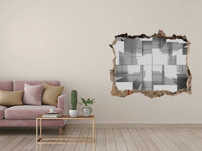 Autocollant mural trou Espace dans le béton