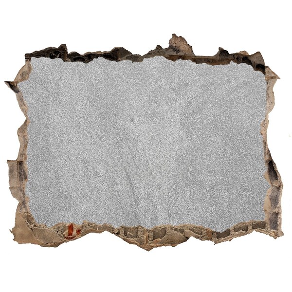 Autocollant à effet 3d trou Mur fissuré laissant apparaître le béton