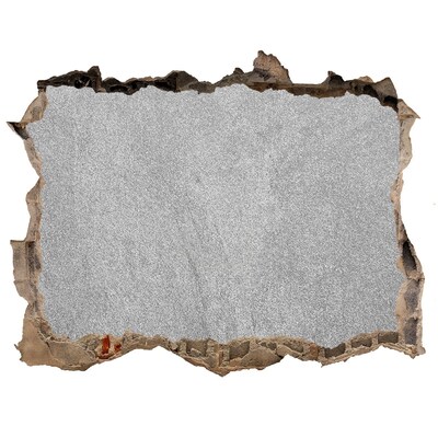Autocollant à effet 3d trou Mur fissuré laissant apparaître le béton