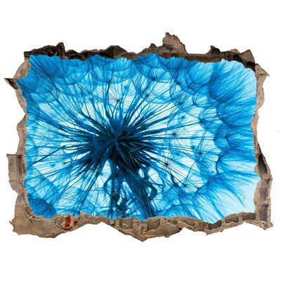 Sticker trou dans le mur Le monde sous-marin en tons bleus