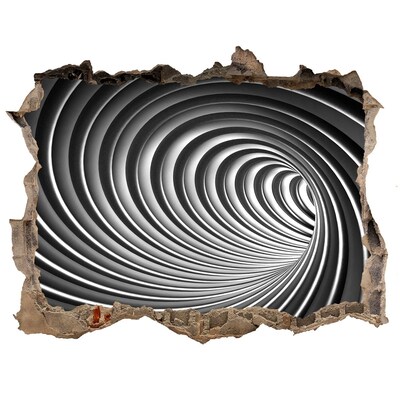 Autocollant à effet 3d trou Vortex abstraction pierre