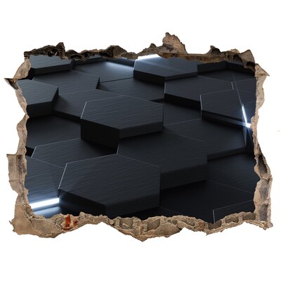 Autocollant mural trou Un espace moderne derrière les murs