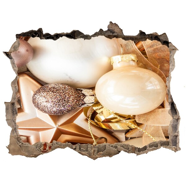 Sticker trou dans le mur Décorations de Noël Hole in the Wall