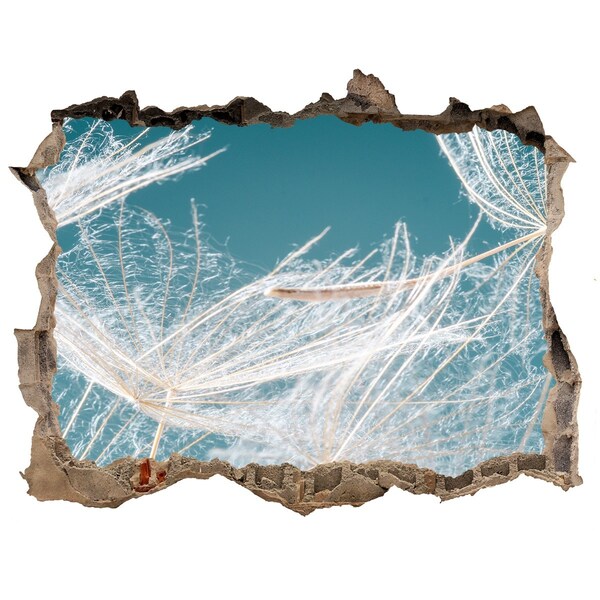 Sticker trou dans le mur Rêves de fleurs derrière le mur