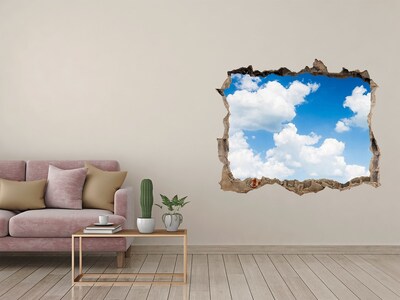 Autocollant mural trou Nuages ​​dans le ciel pierre