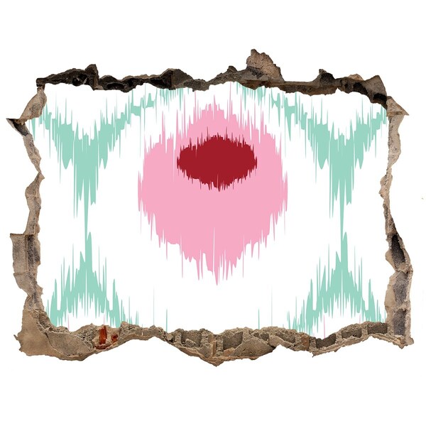 Autocollant à effet 3d trou Illusion sonore dans le béton