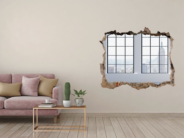 Autocollant mural trou Vue de New York