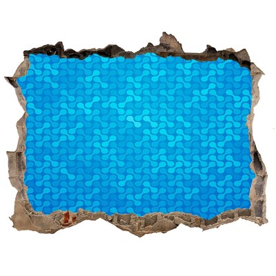 Autocollant à effet 3d trou Reflet de l'eau