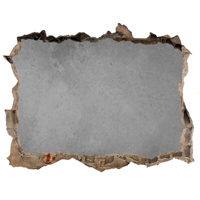 Autocollant à effet 3d trou Mur fissuré laissant apparaître le béton