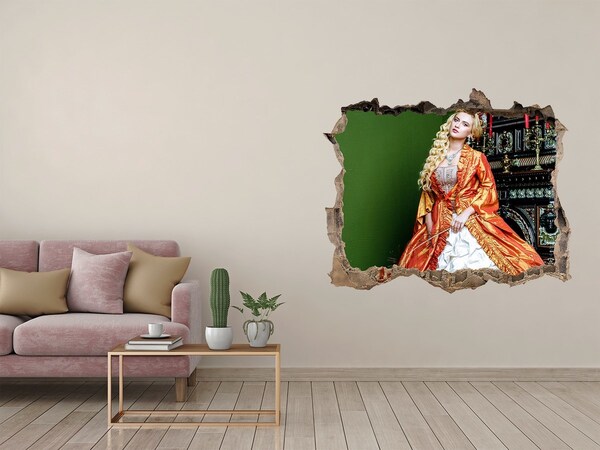 Autocollant à effet 3d trou Un bal royal dans un intérieur historique