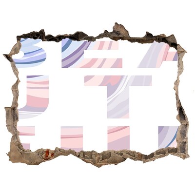 Autocollant à effet 3d trou Intérieur style graffiti