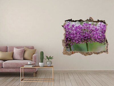 Autocollant mural trou Fleurs en pleine floraison