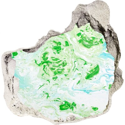 Autocollant mural trou Une oasis de verdure dans un trou dans le mur