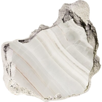 Autocollant mural trou Fissure de pierre avec de l'albâtre