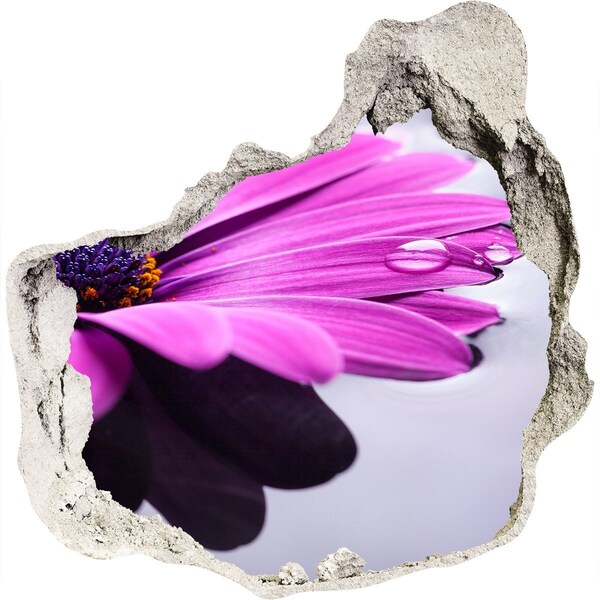 Autocollant mural trou Une oasis florale derrière le mur