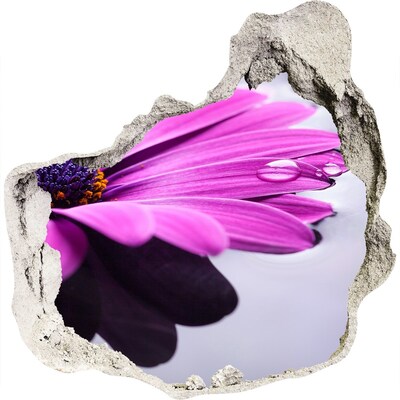 Autocollant mural trou Une oasis florale derrière le mur