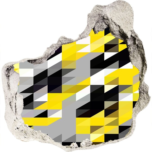 Sticker mural effet trou Trou abstrait dans le mur