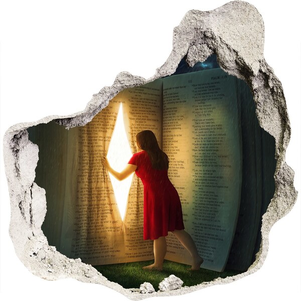 Autocollant mural trou Un trou dans la réalité