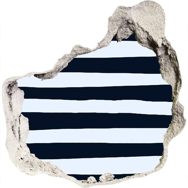 Sticker trou dans le mur Percée jusqu'aux profondeurs de la mer