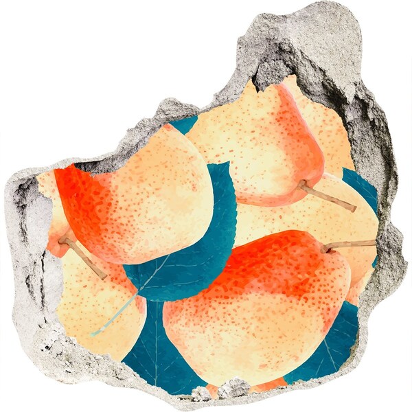 Autocollant mural trou Un paradis fruitier derrière le mur